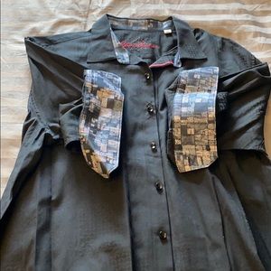 Robert Graham black button down